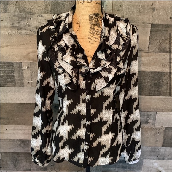 GO International Tops - Long Sleeve Button Down Top
